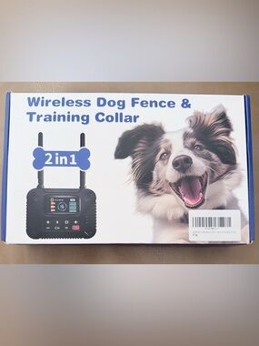 Wireless Dog Fence for 3 Dogs, KJEFYPETZN Remote Dog Training Collars System…